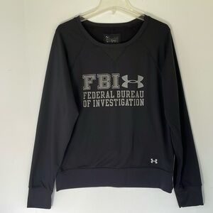 Under Armour  Women's Size Large FBI  Sweatshirt